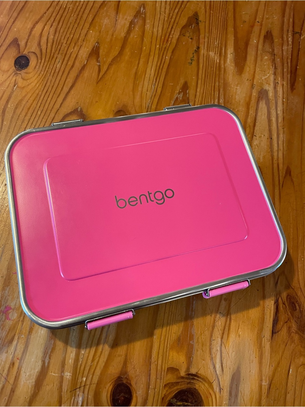 Bentgo Kids Pink Stainless Steel Lunch Box